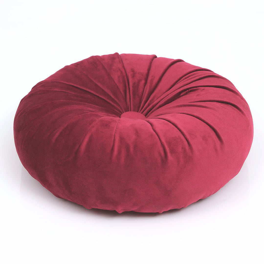 Round Pumpkin Style Plush Cushion