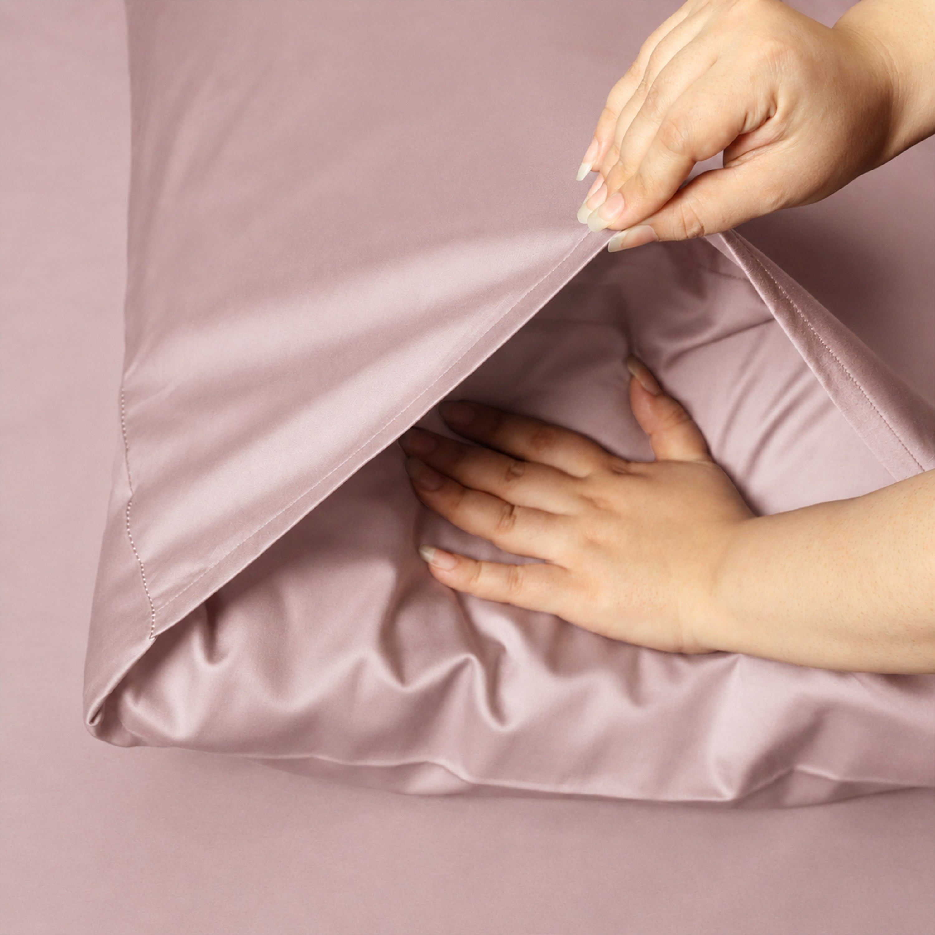 Mauve Pink Summer Duvet Cover