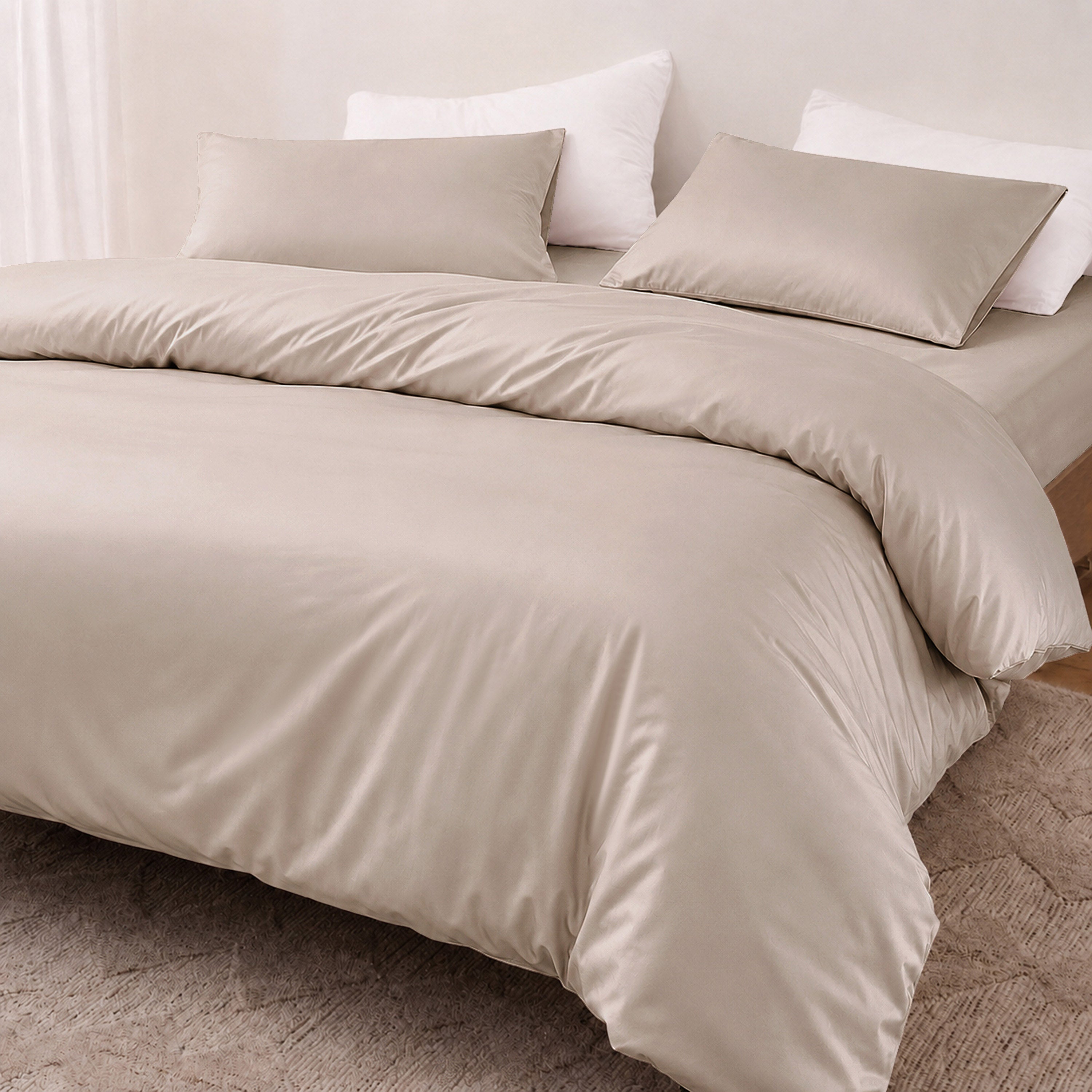 Dusky Pink Summer Duvet Cover