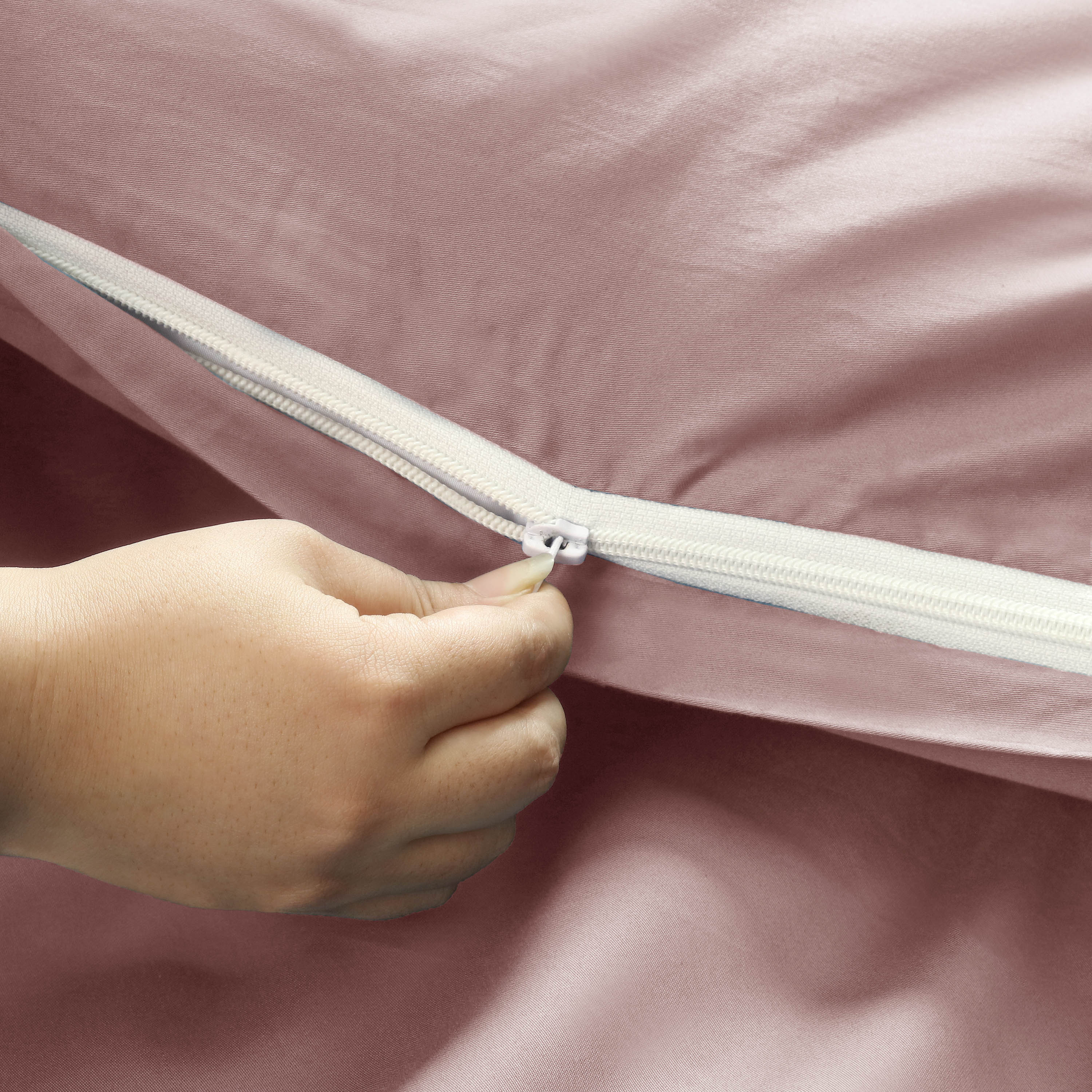 Mauve Pink Summer Duvet Cover