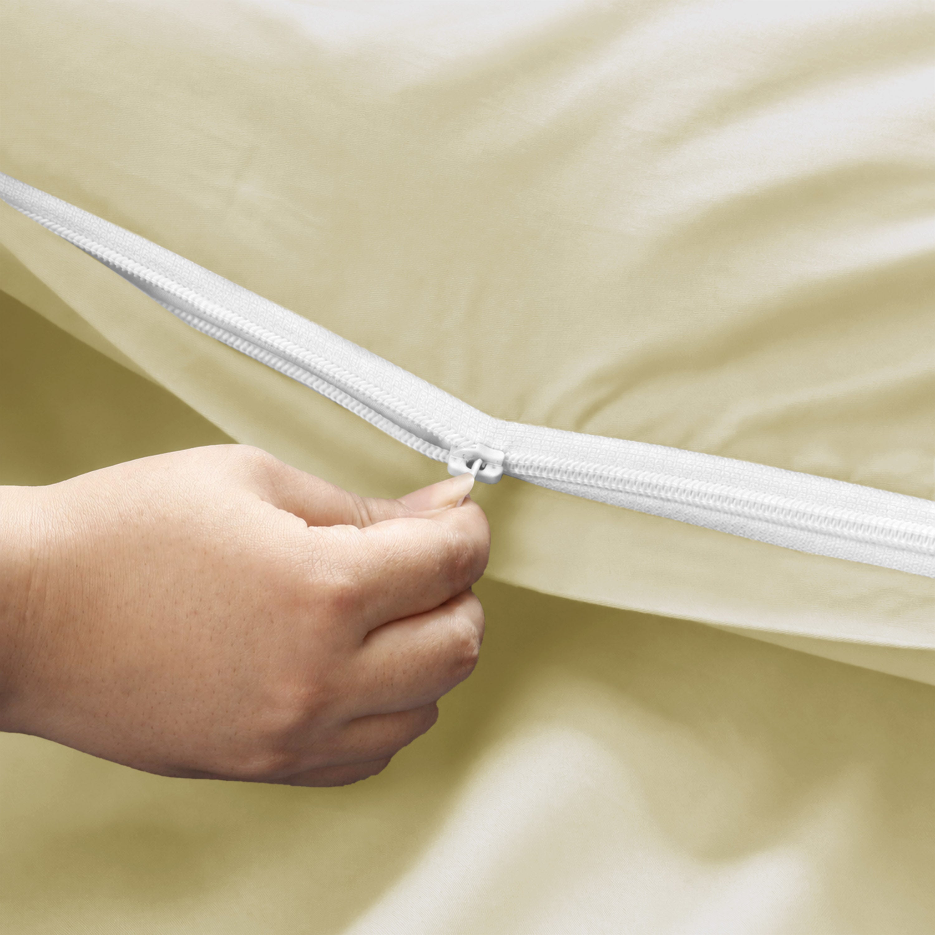Ivory Summer Duvet Cover