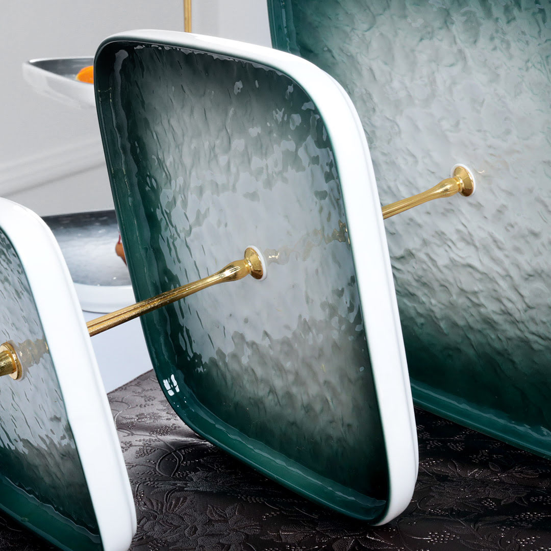 3 Tier European Style Ceramic Tray
