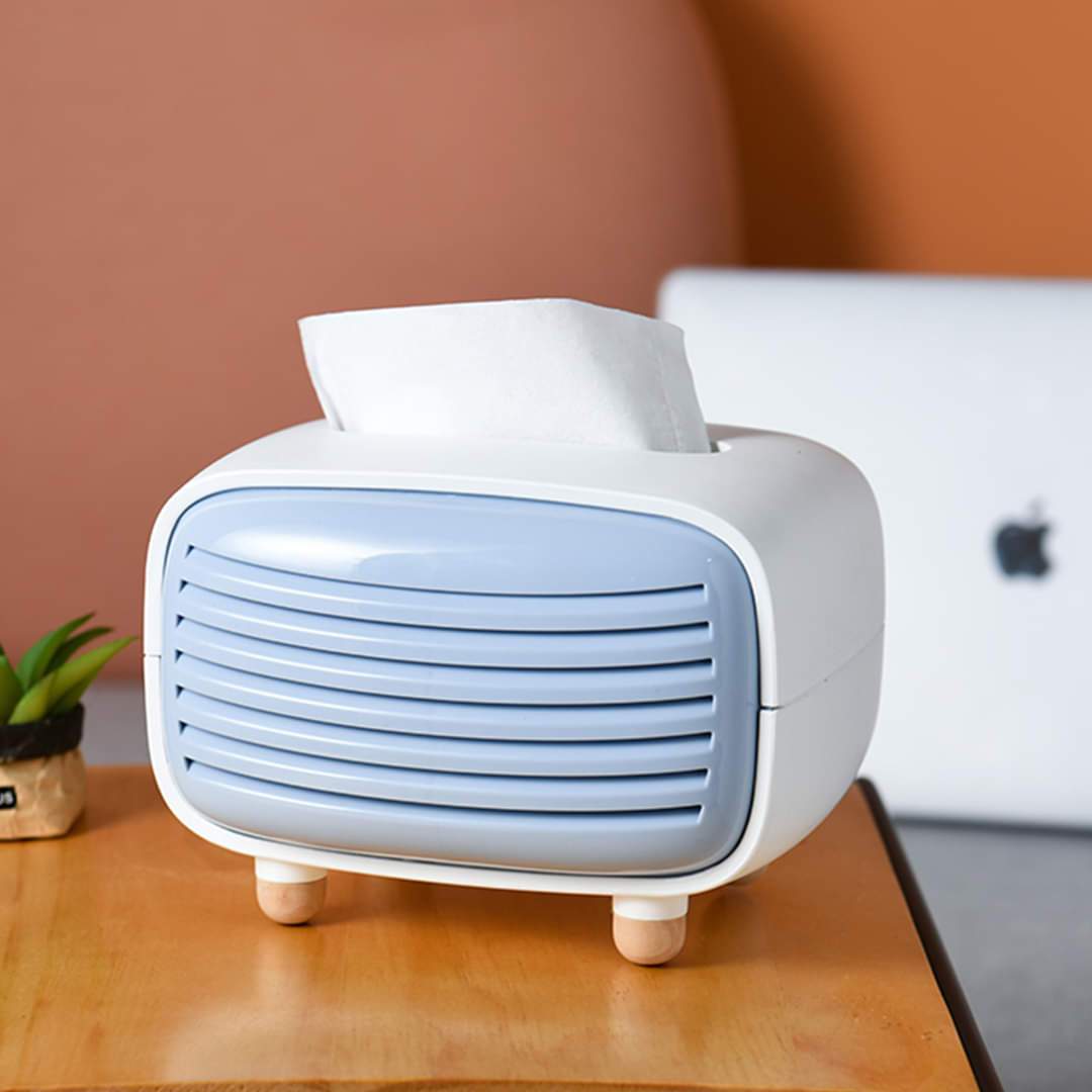 Vintage Retro Radio Design Tissue Box