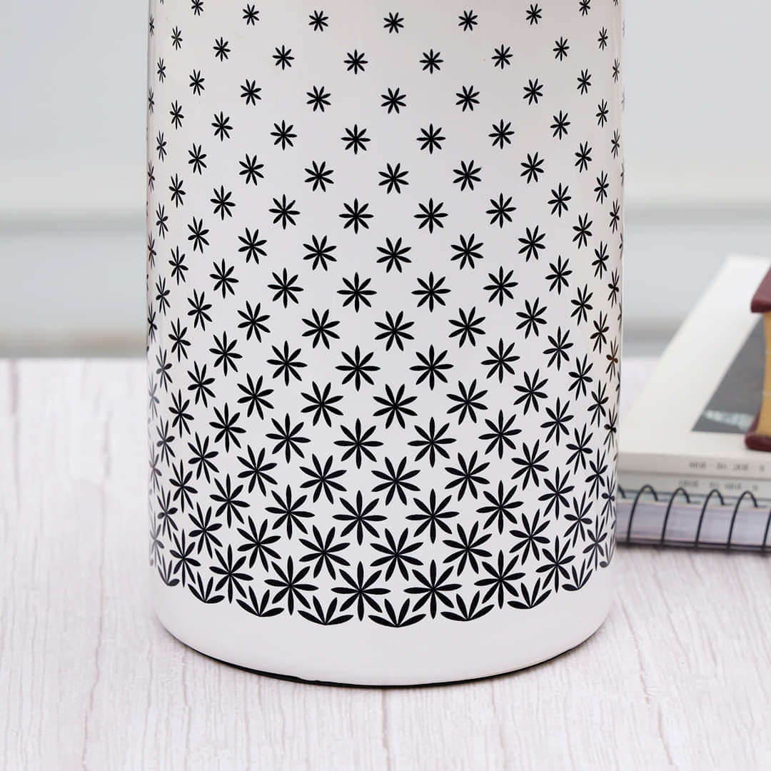 Novel Pattern Moderno Ceramic Electric Table Lamp