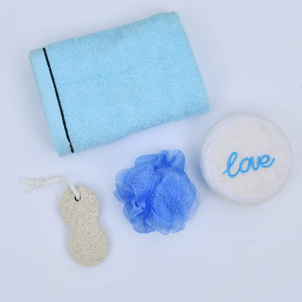 4-Pcs Custom Cool Bath Gift Set