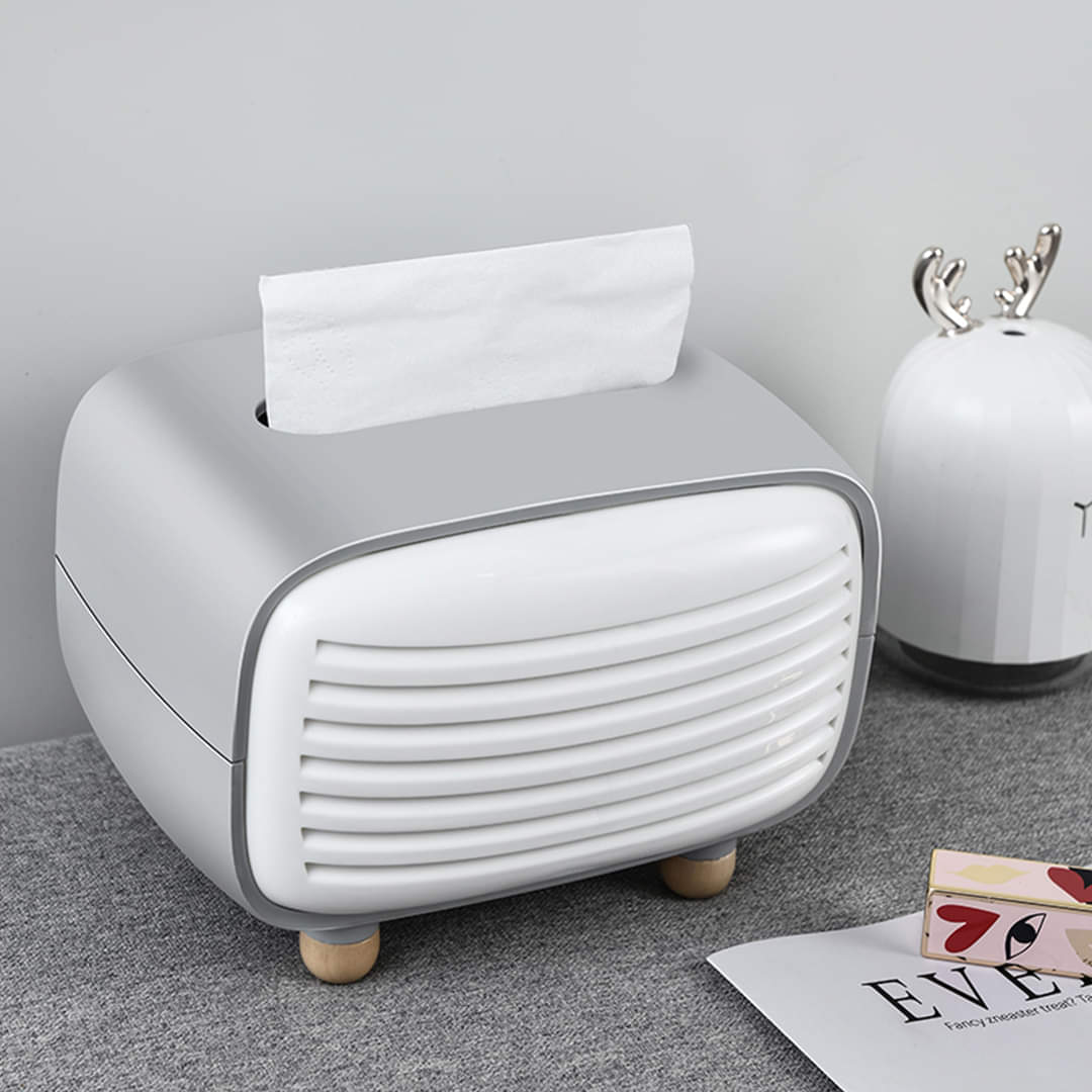Vintage Retro Radio Design Tissue Box