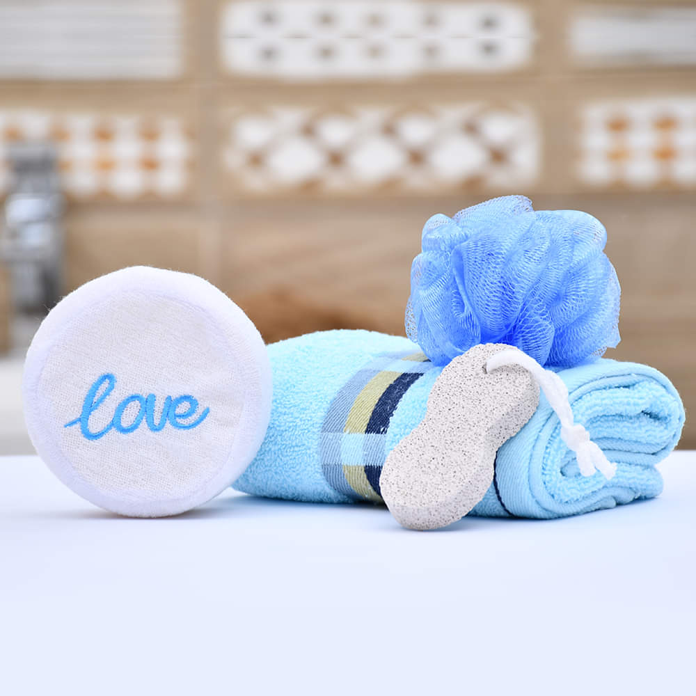4-Pcs Custom Cool Bath Gift Set