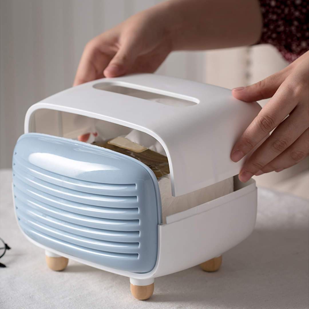 Vintage Retro Radio Design Tissue Box
