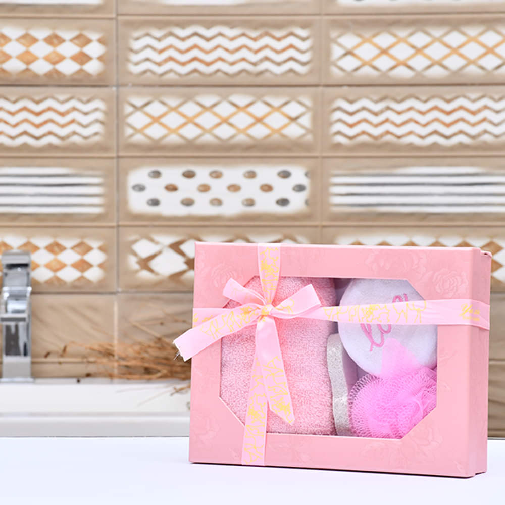 4-Pcs Custom Cool Bath Gift Set