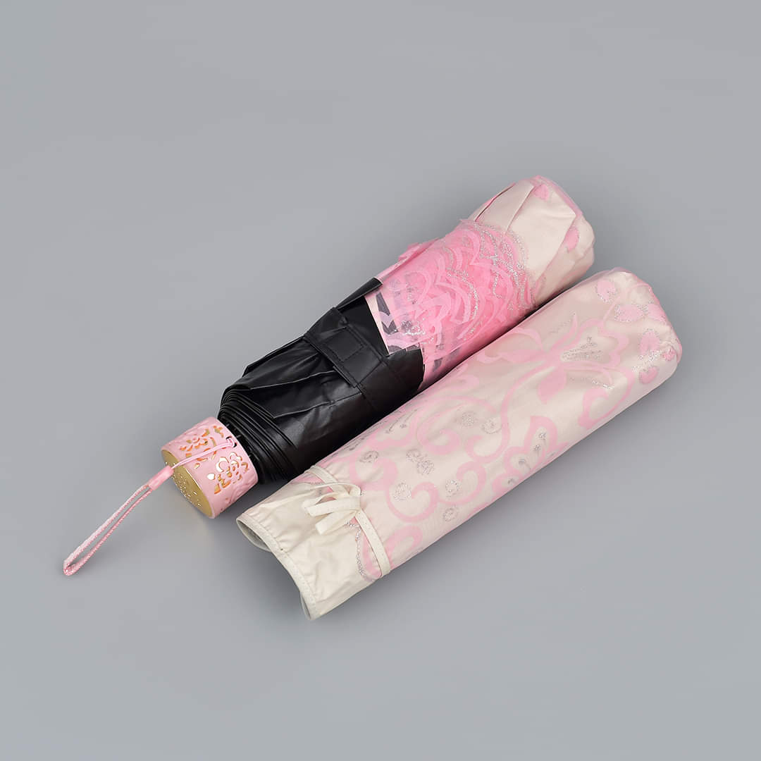 Embroidery Pink Umbrella