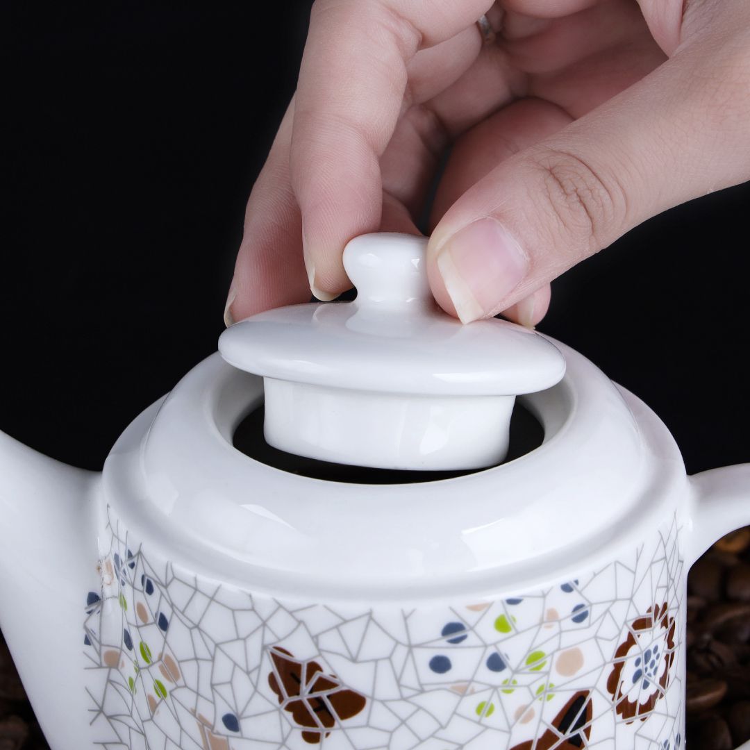 Spotty Fox Design Ceramic Tea Pot Set 3- PCS
