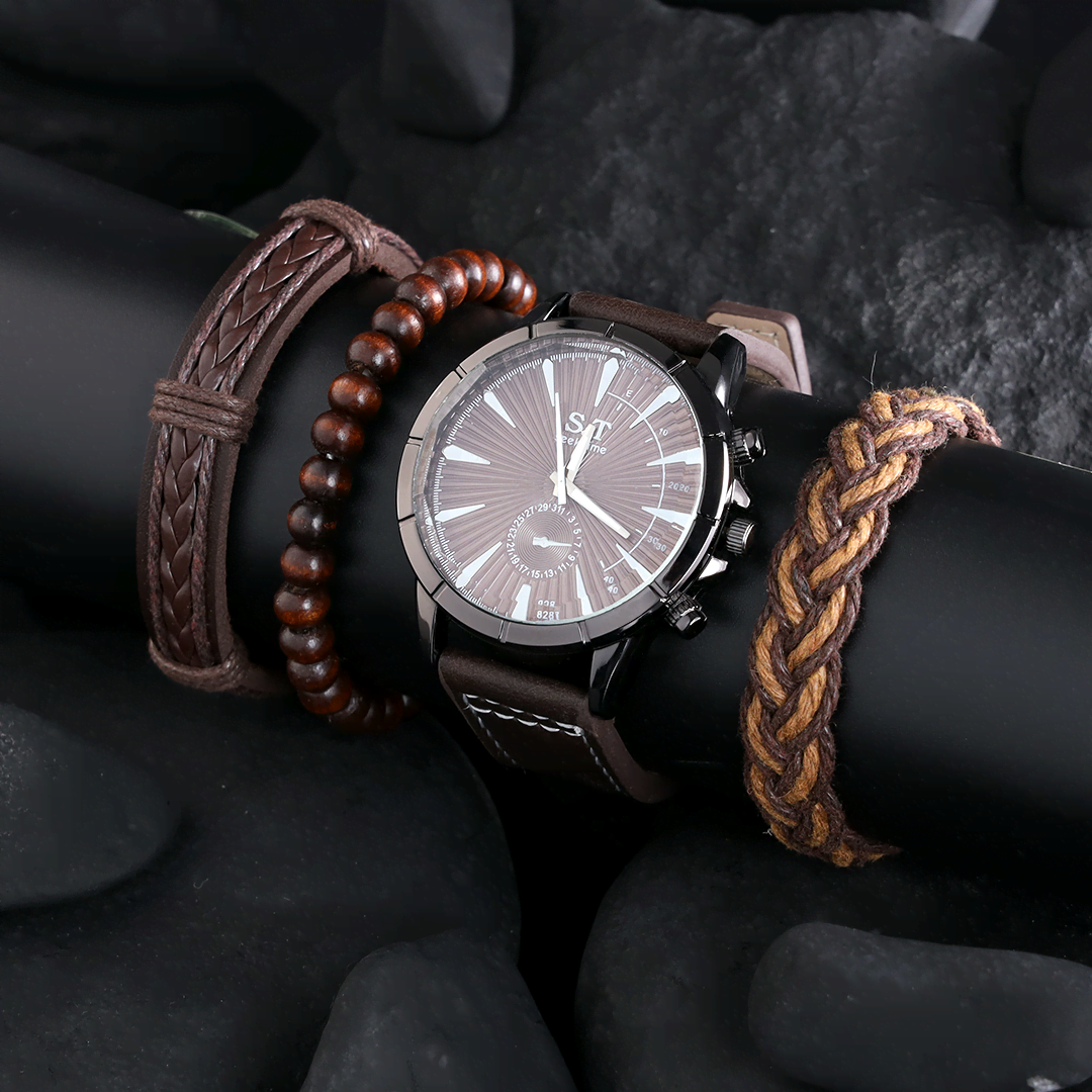 Stunning Bronson Quartz Men's Watch Gift Set