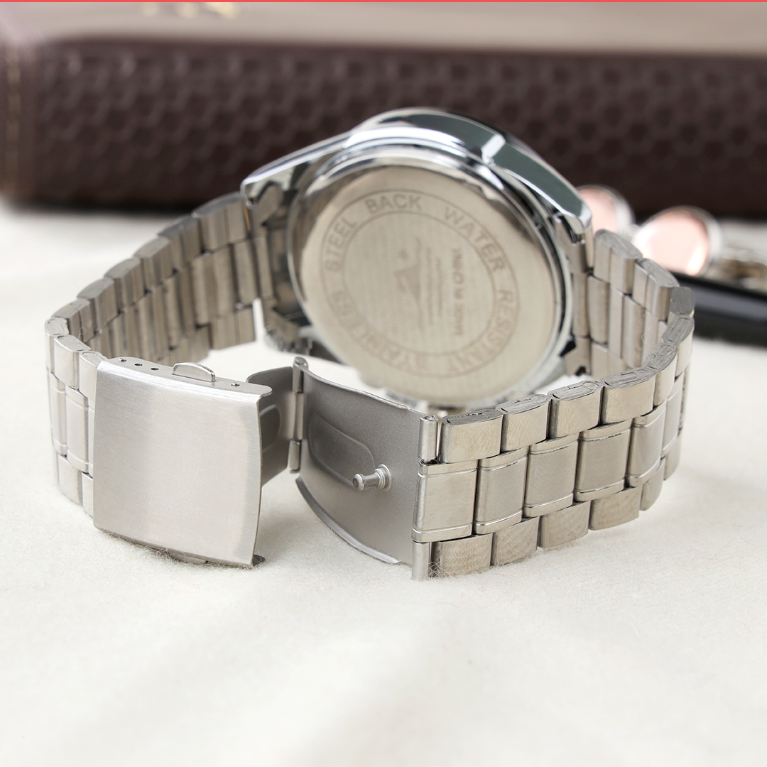 Cafuer Men's Mega Swiss Quartz Gift Set
