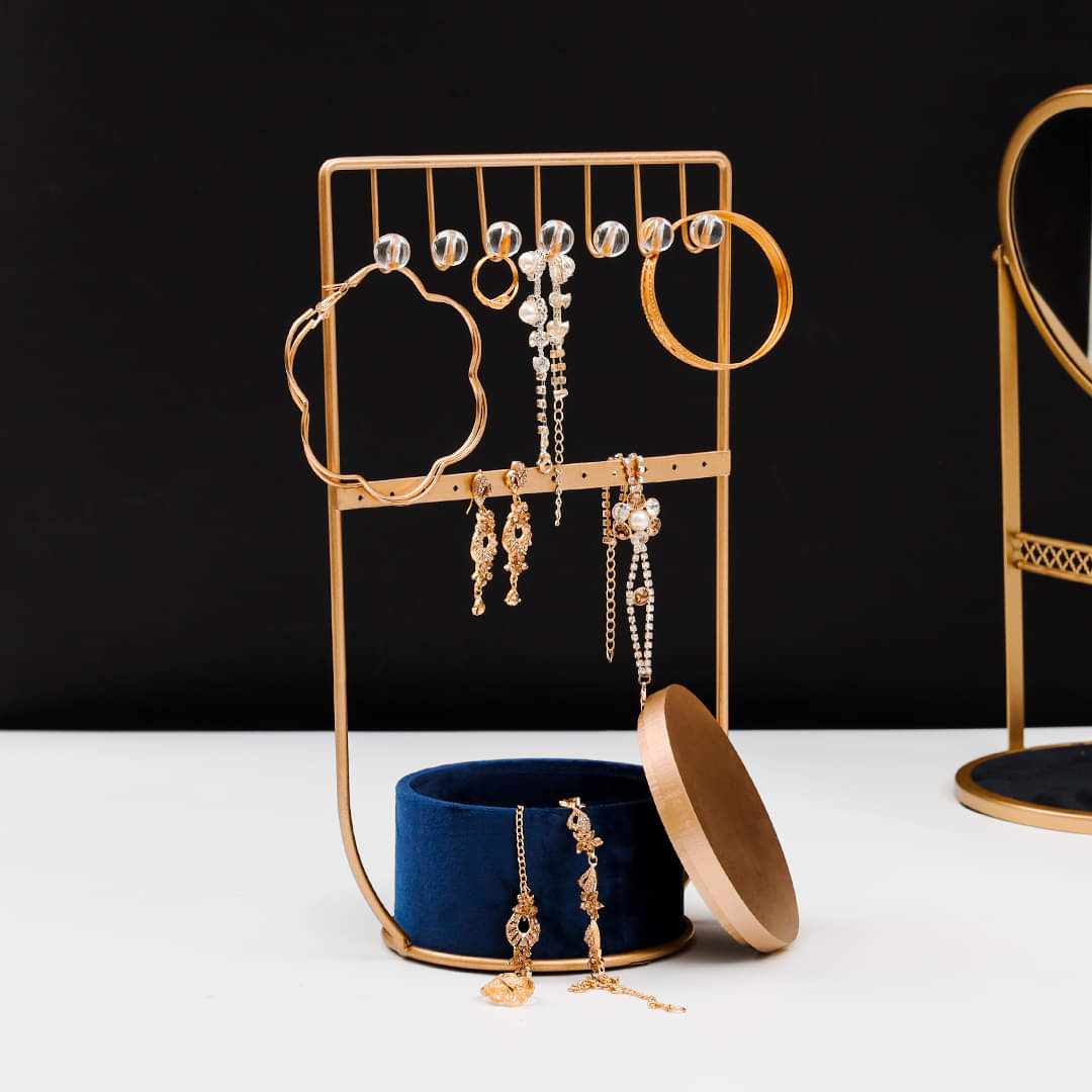 Contemporary Beads Design Jewelry Holder & Hook Stand