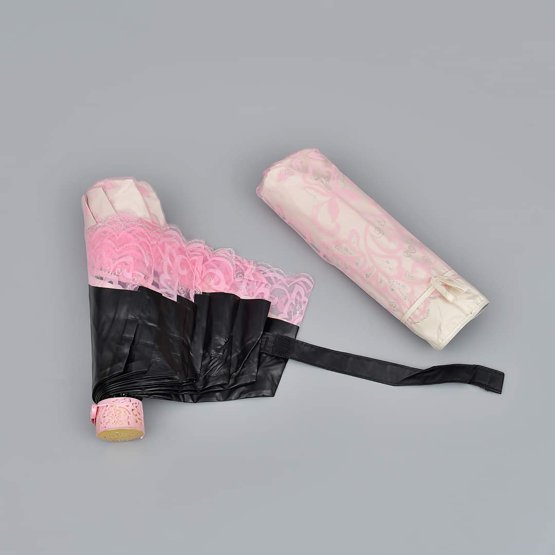 Embroidery Pink Umbrella