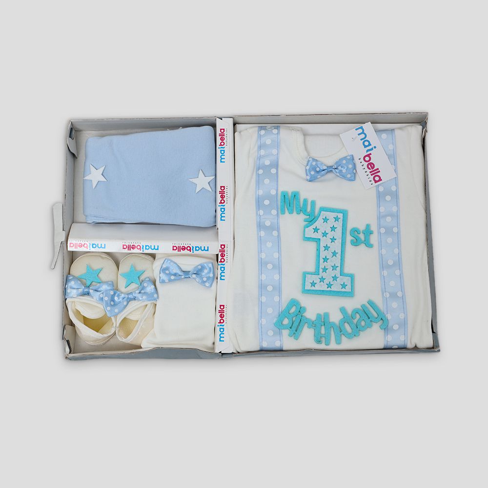 4-Pcs Funky Baby Boy Dress Gift Set