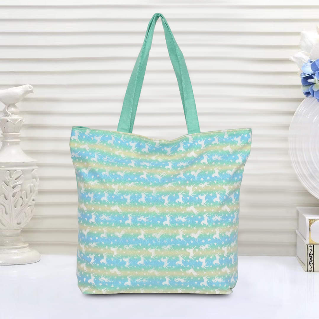 Ladies Unicorn Tote Shoulder Bag