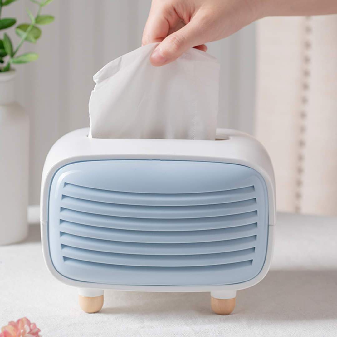 Vintage Retro Radio Design Tissue Box