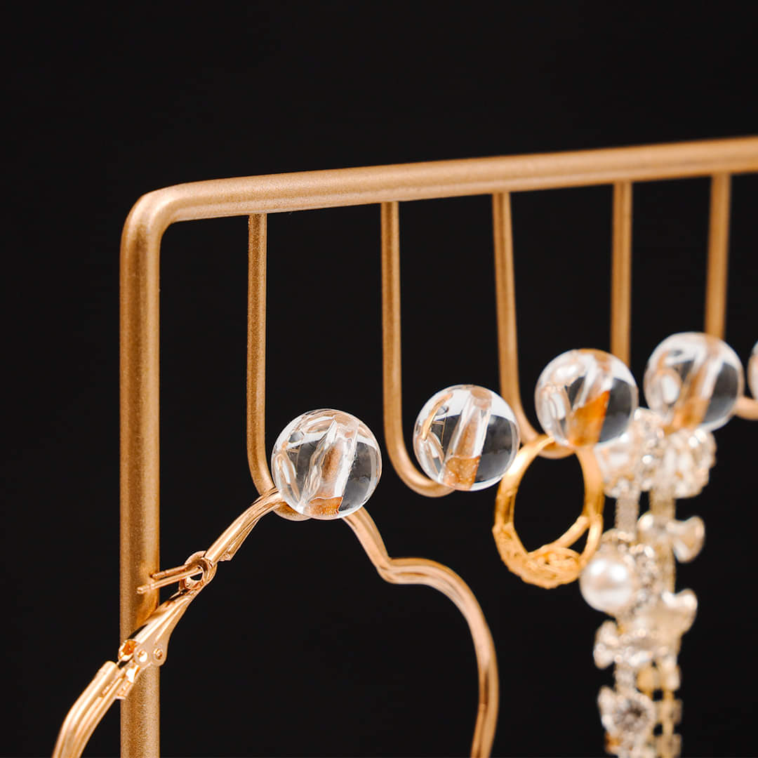 Contemporary Beads Design Jewelry Holder & Hook Stand