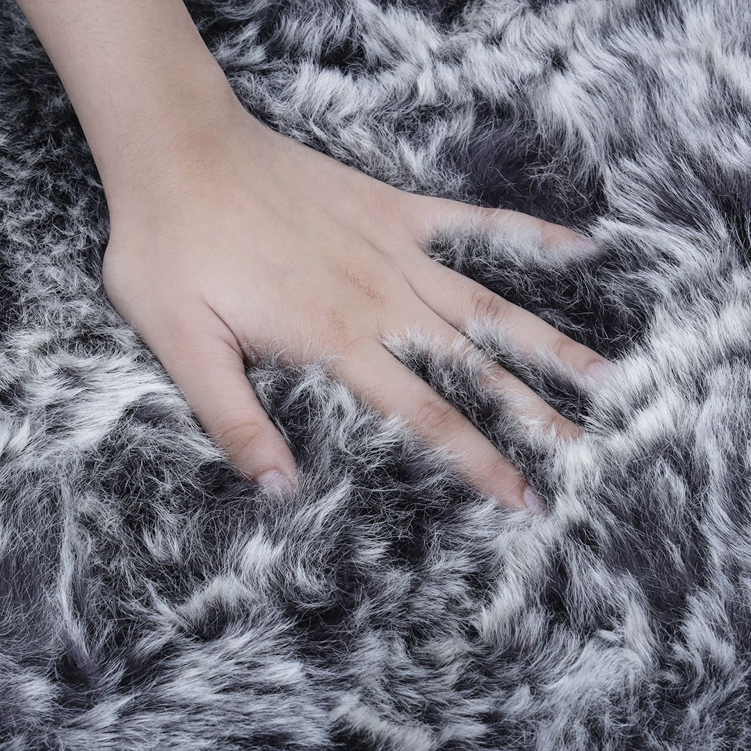 Indoor Anti-Slip Shaggy Rug- Charcoal