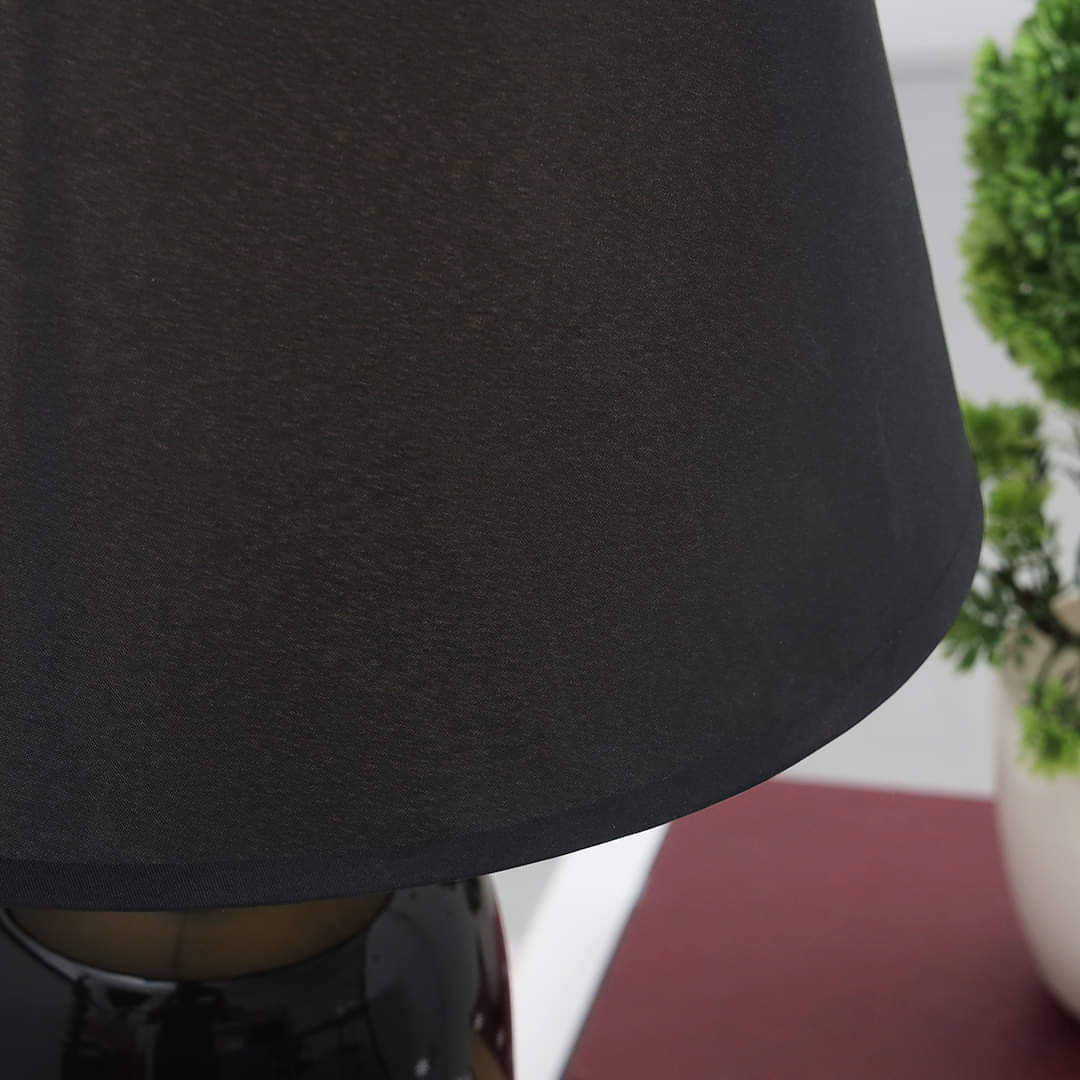 Novel Pattern Moderno Ceramic Electric Table Lamp