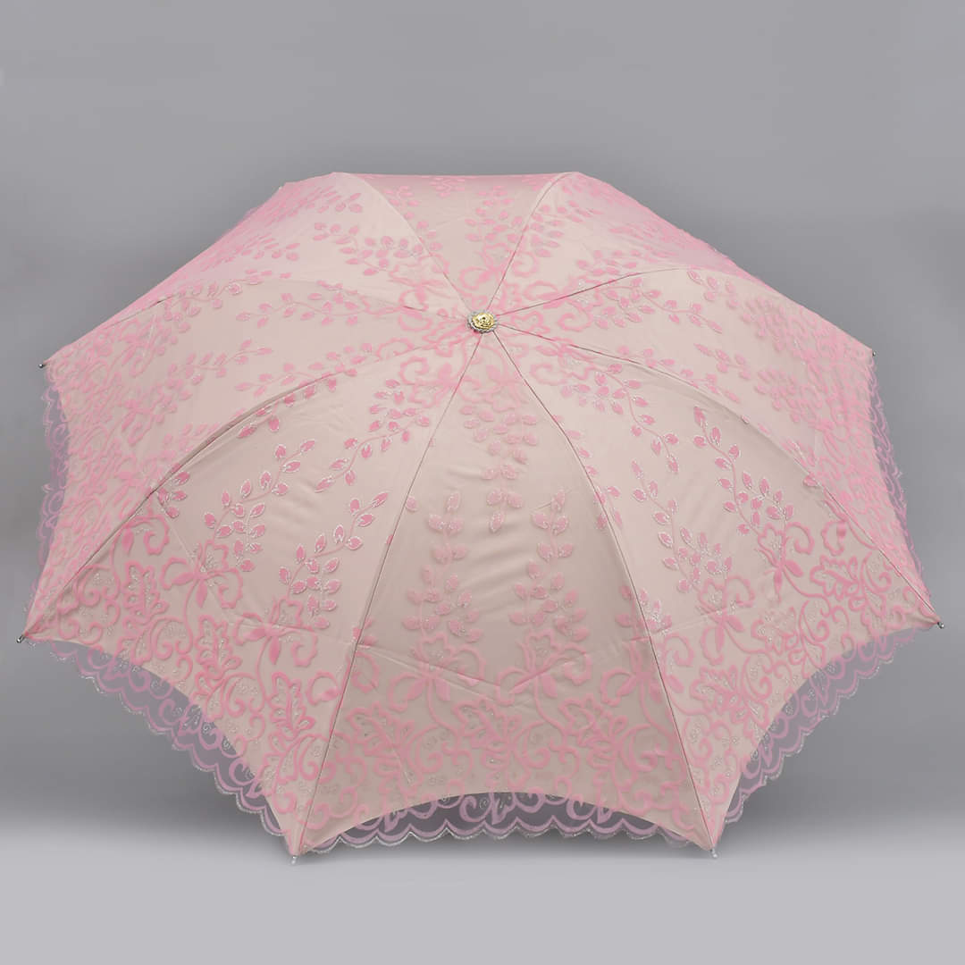 Embroidery Pink Umbrella