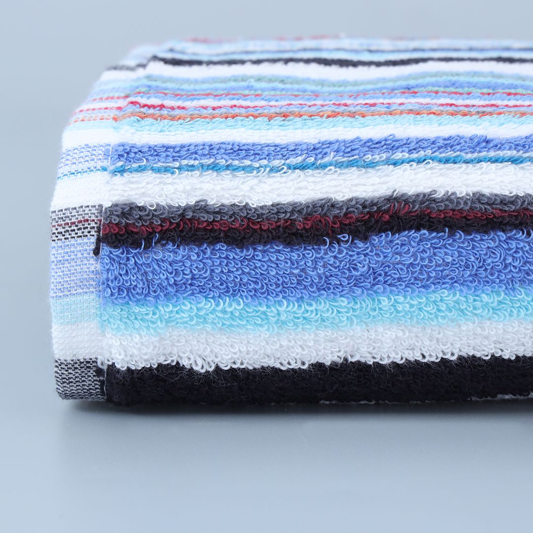 Super Soft Rainbow Stripes Bath Towels