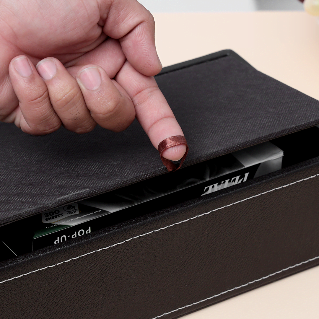 Hotsale PU Leather Tissue Box