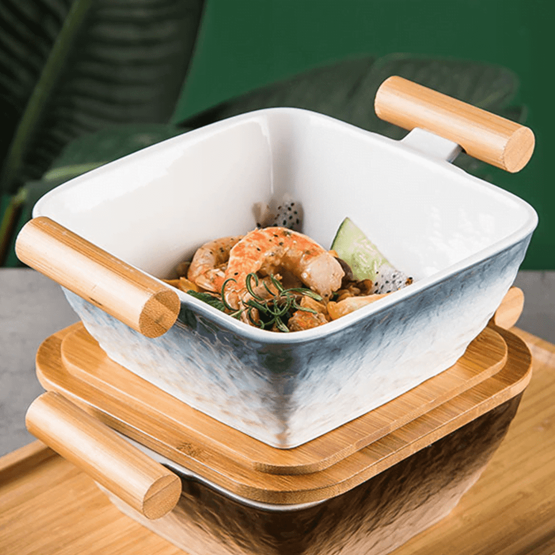 Gradient Stone Japanese Style Bowl