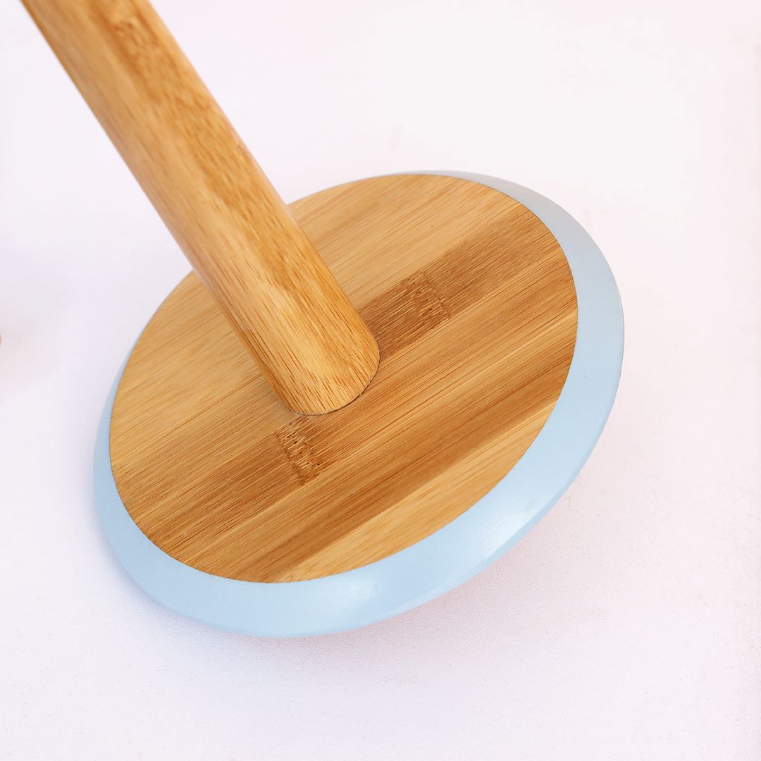 Tessie & Jessie Bamboo Wooden Tissue Roll Holde