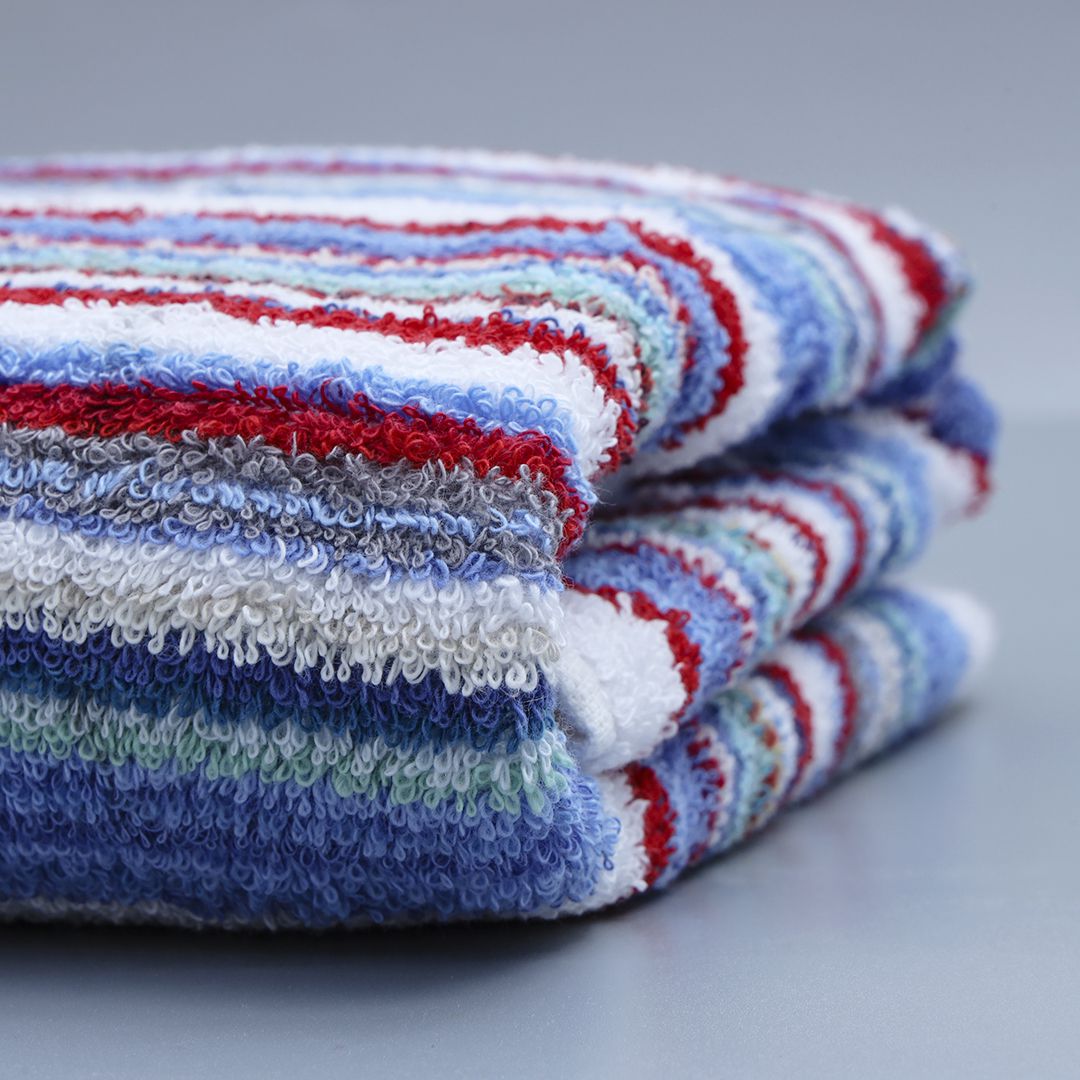 Super Soft Rainbow Stripes Bath Towels