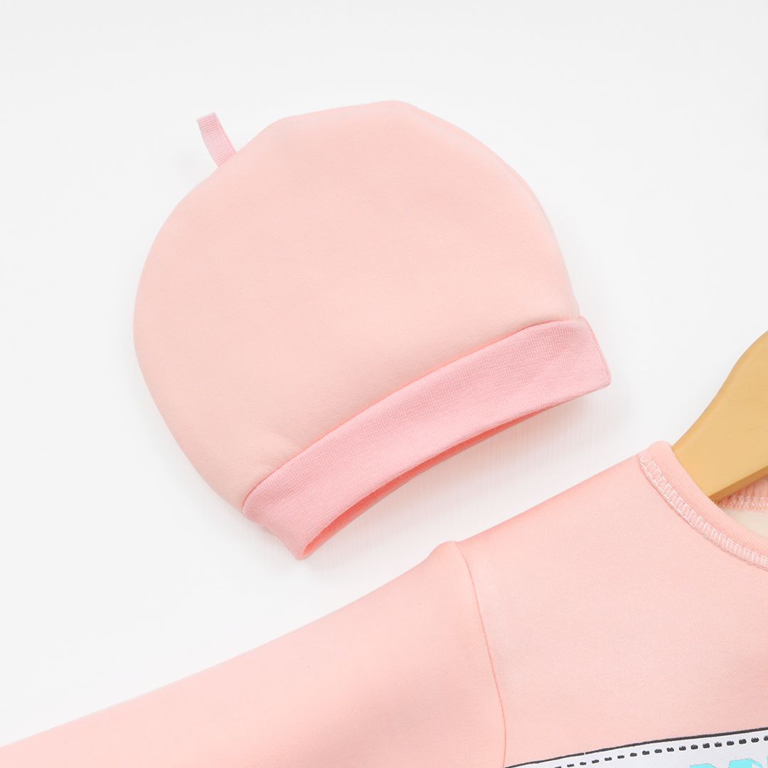 4-Pcs Baby Girl Winter Dress Set