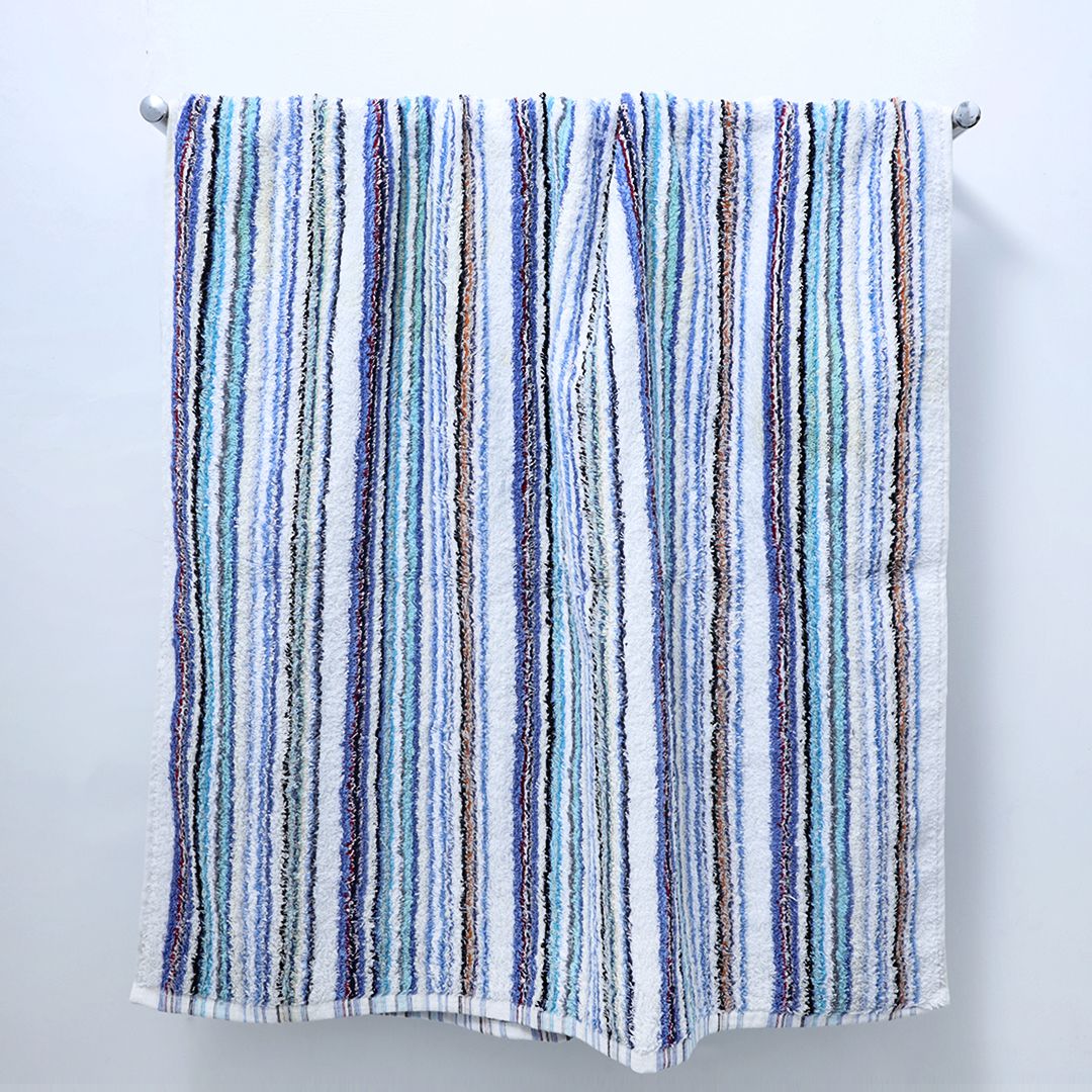 Super Soft Rainbow Stripes Bath Towels