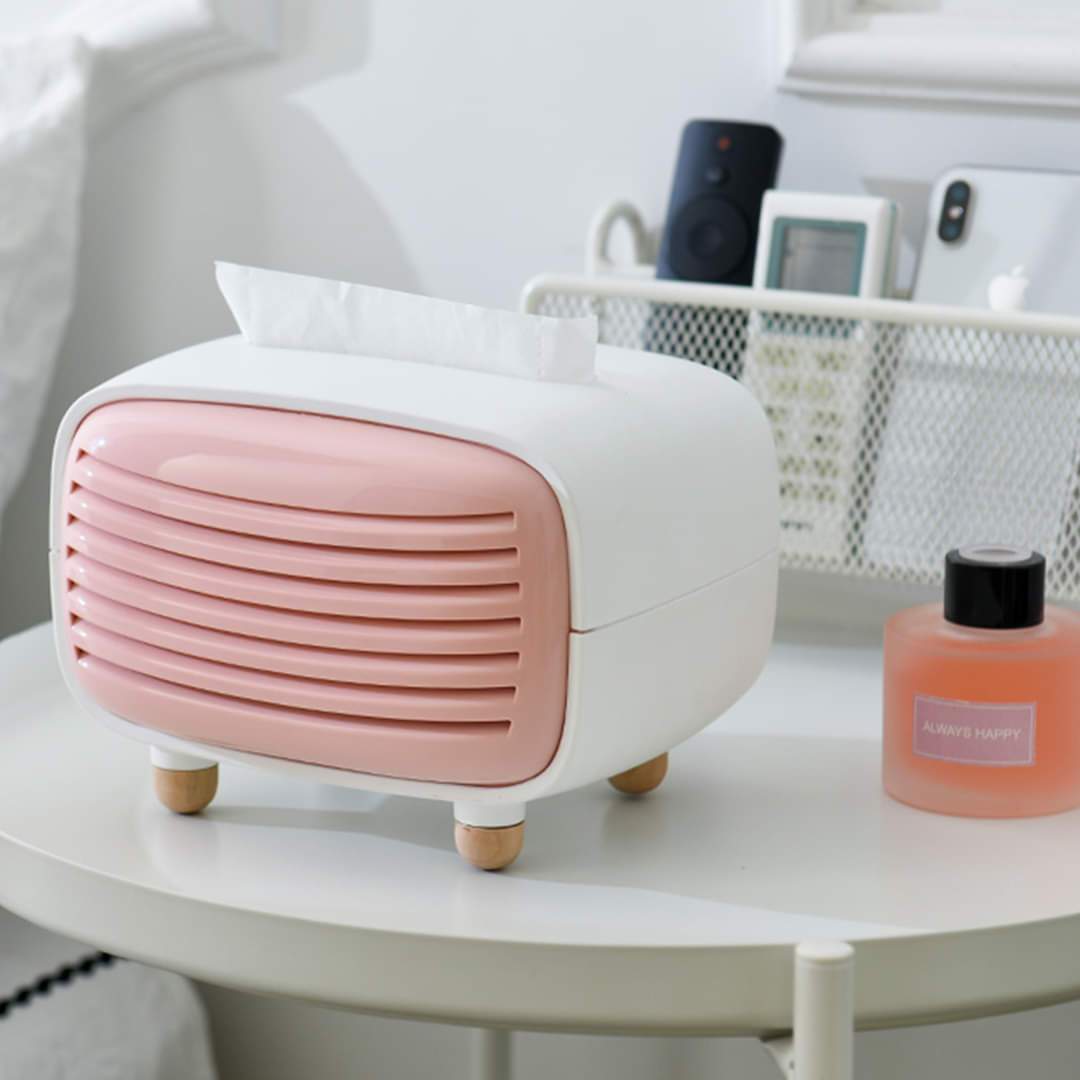 Vintage Retro Radio Design Tissue Box