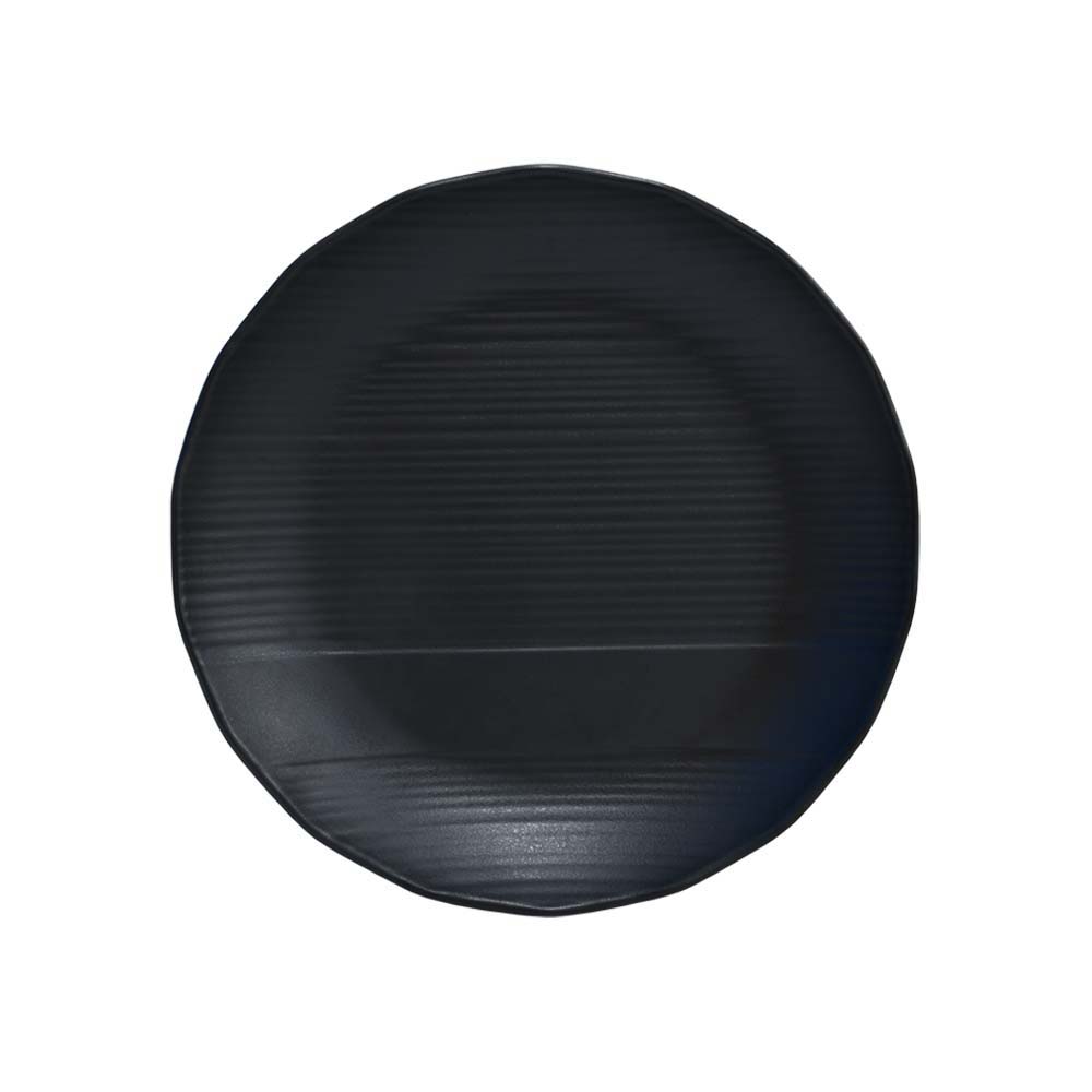 Dinnerware Plates Twisted Black - Melamine (4186353401965)