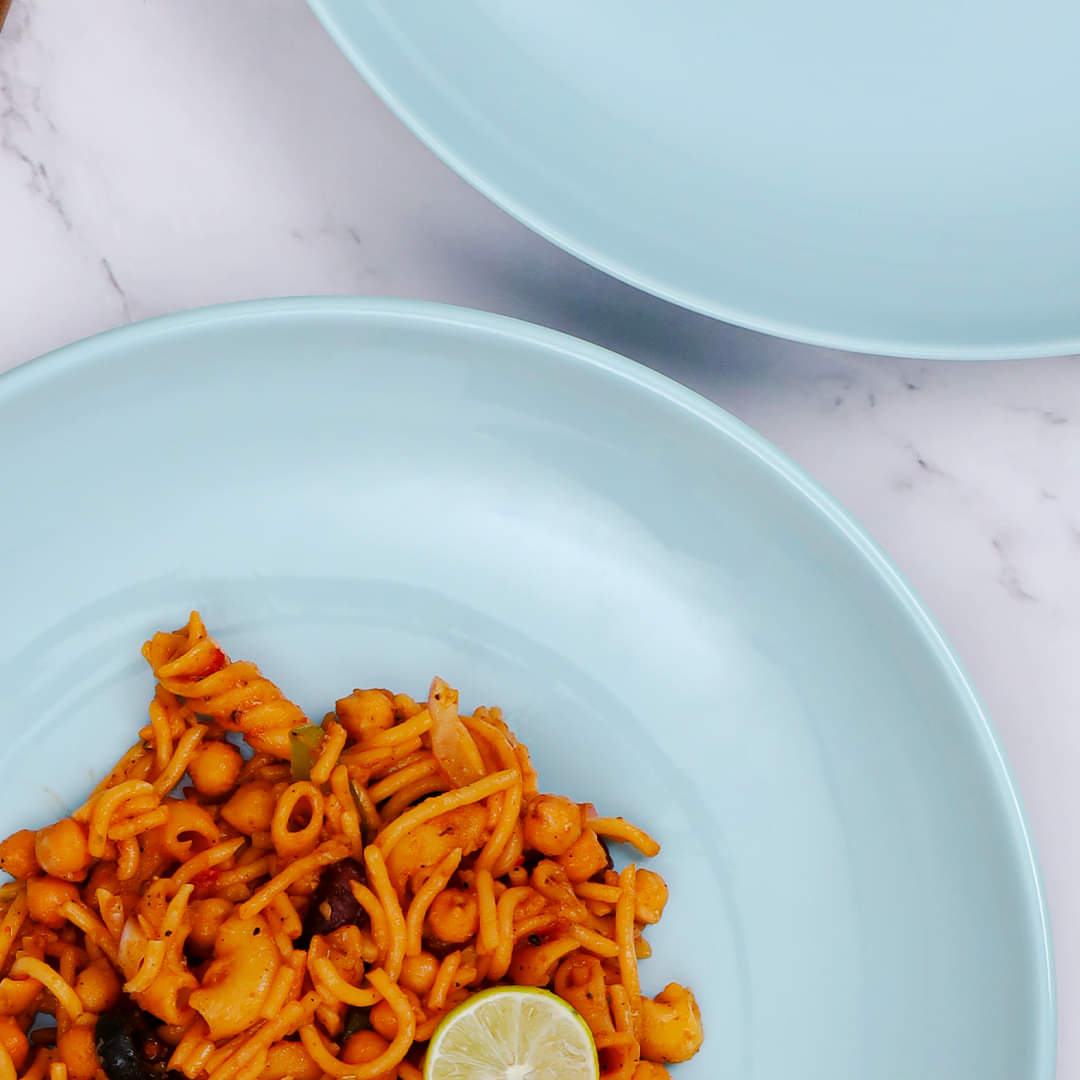 Classic Tone Melamine Everyday Medium Serving Plate