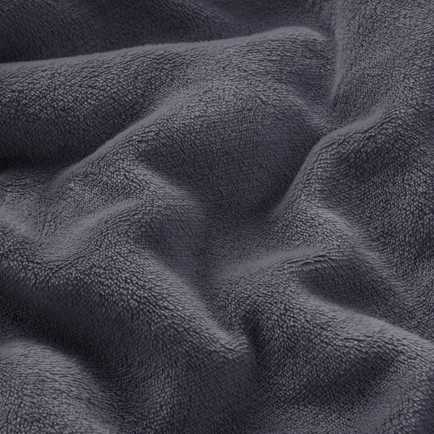 Ultra Soft Sherpa Throw Blanket - Charcoal