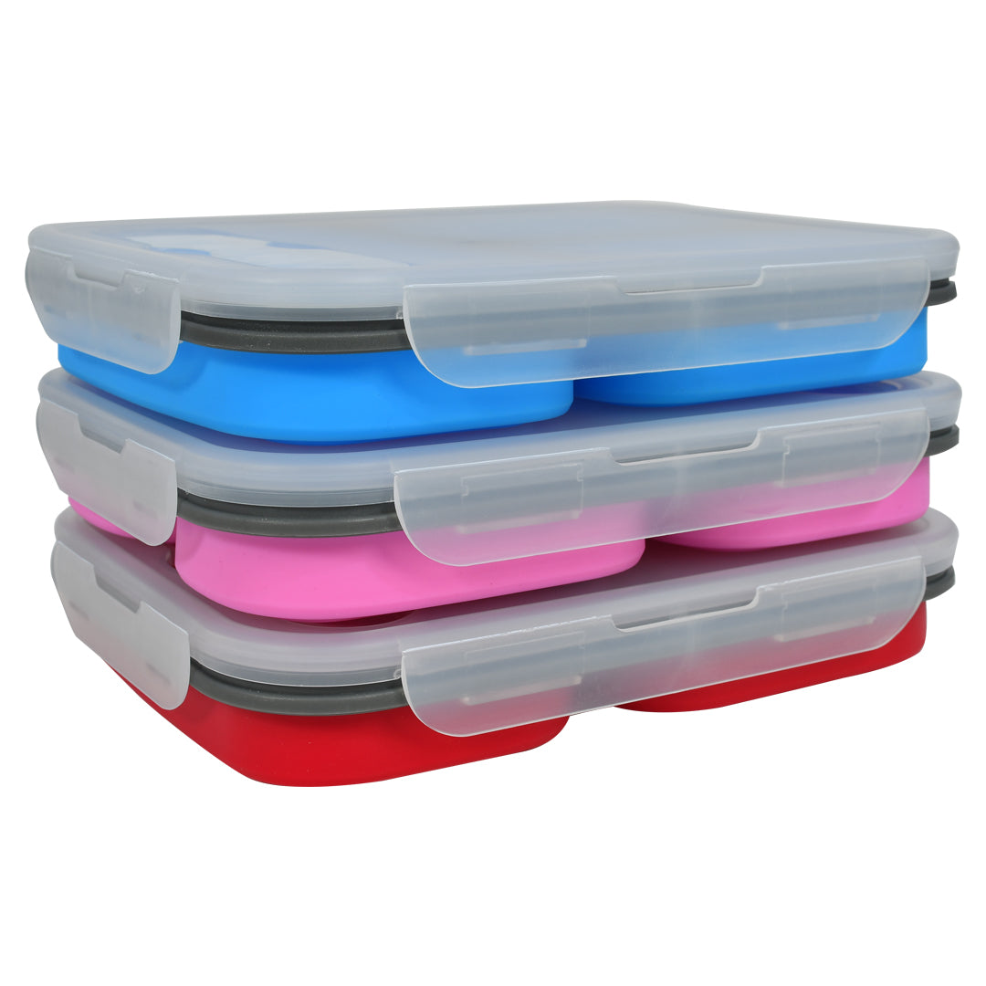 Silicon Foldable Lunch Box-Large (4535889461357)