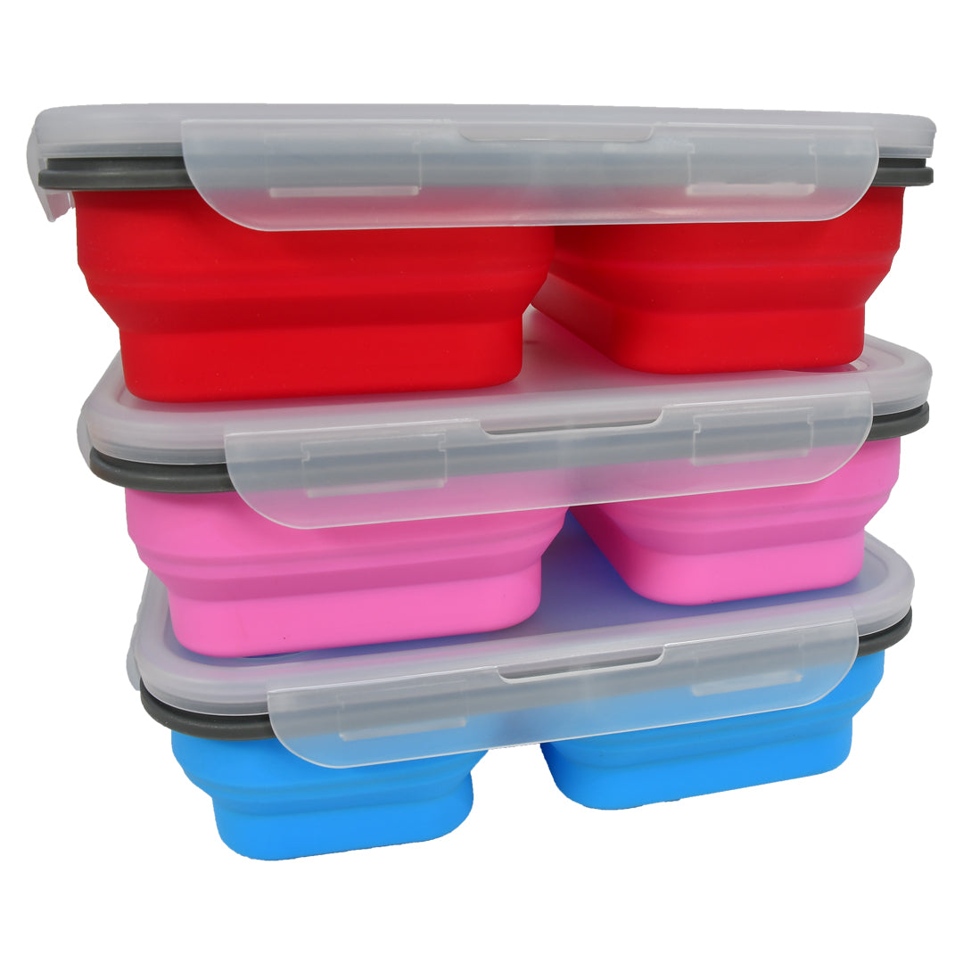 Silicon Foldable Lunch Box-Large (4535889461357)