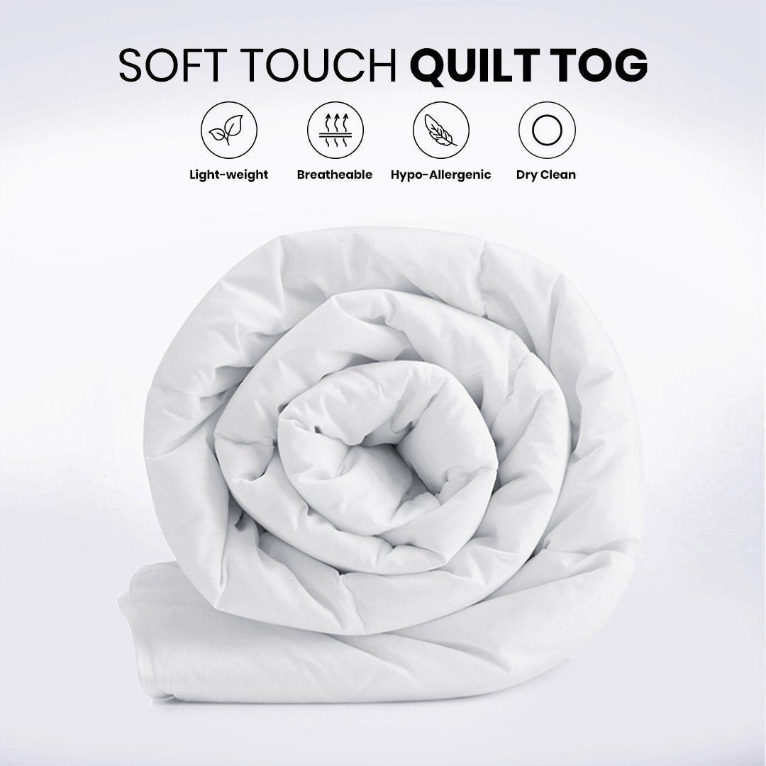 Hollow Fiber Premium Quality Soft Touch Polyester Blend Duvet Tog (500 GSM)