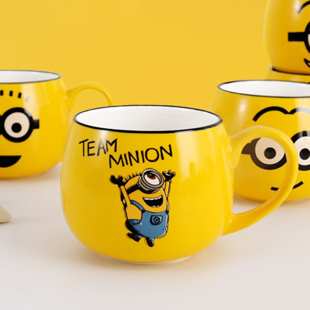 Adorable Cartoon Characters Oval Mug