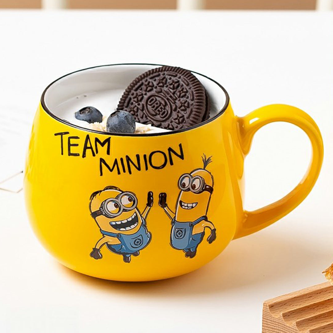 Adorable Cartoon Characters Oval Mug