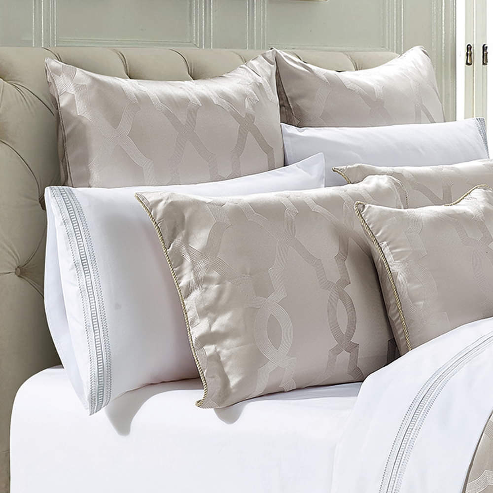 Jacquard Fabric Quilted Bedspread Set -1 Bedspread 2 Pillow covers (4327353712749)