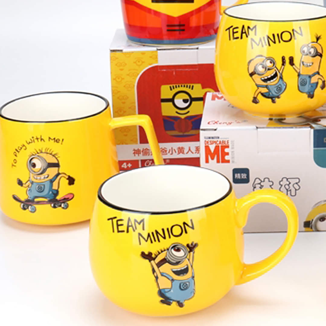 Adorable Cartoon Characters Oval Mug