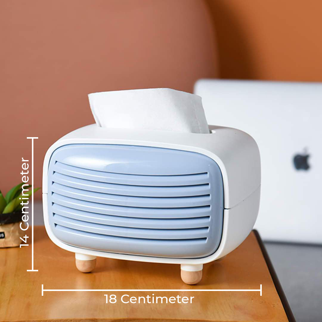 Vintage Retro Radio Design Tissue Box