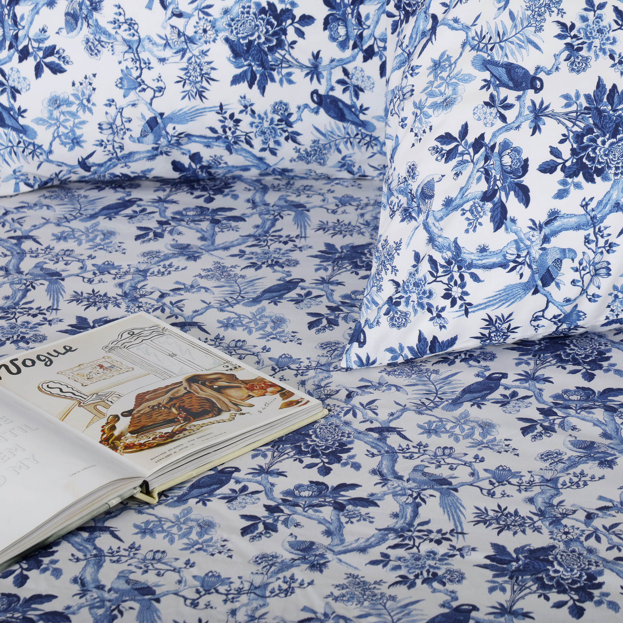 Indigo Haze 3-piece Fitted Sheet Set
