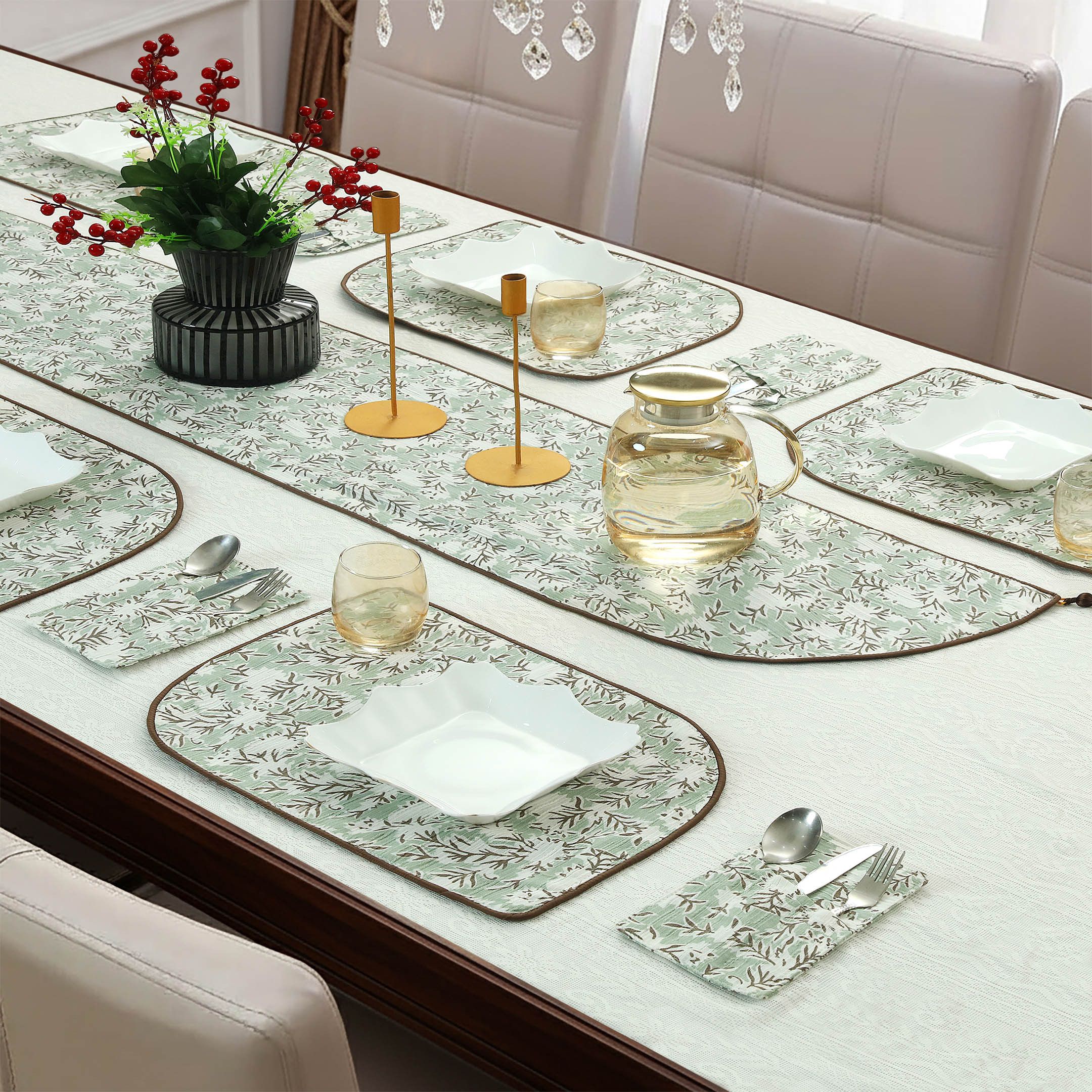 Leafy Whisper - Dining Table Set