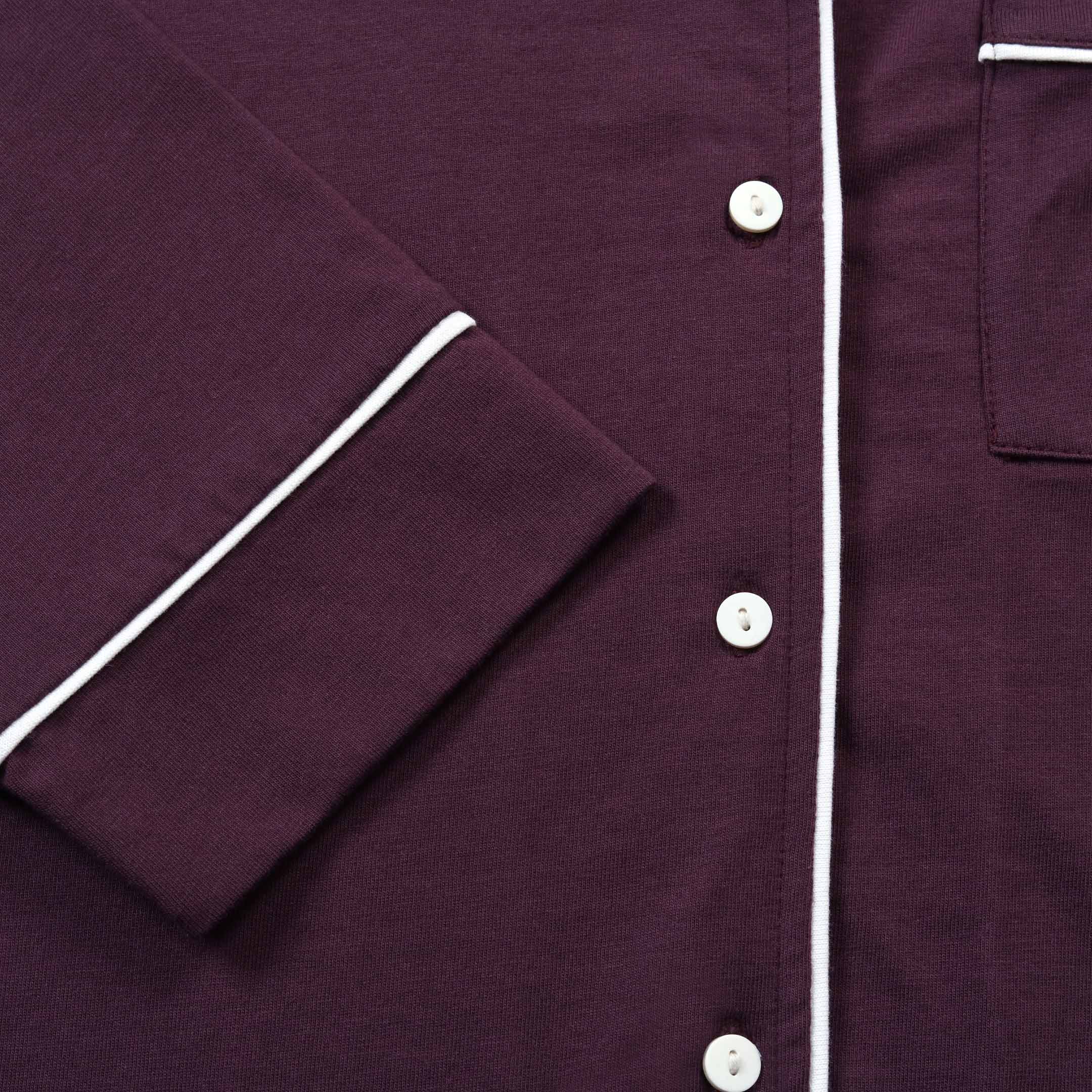 Solid Plum Lounge wear-2pc set