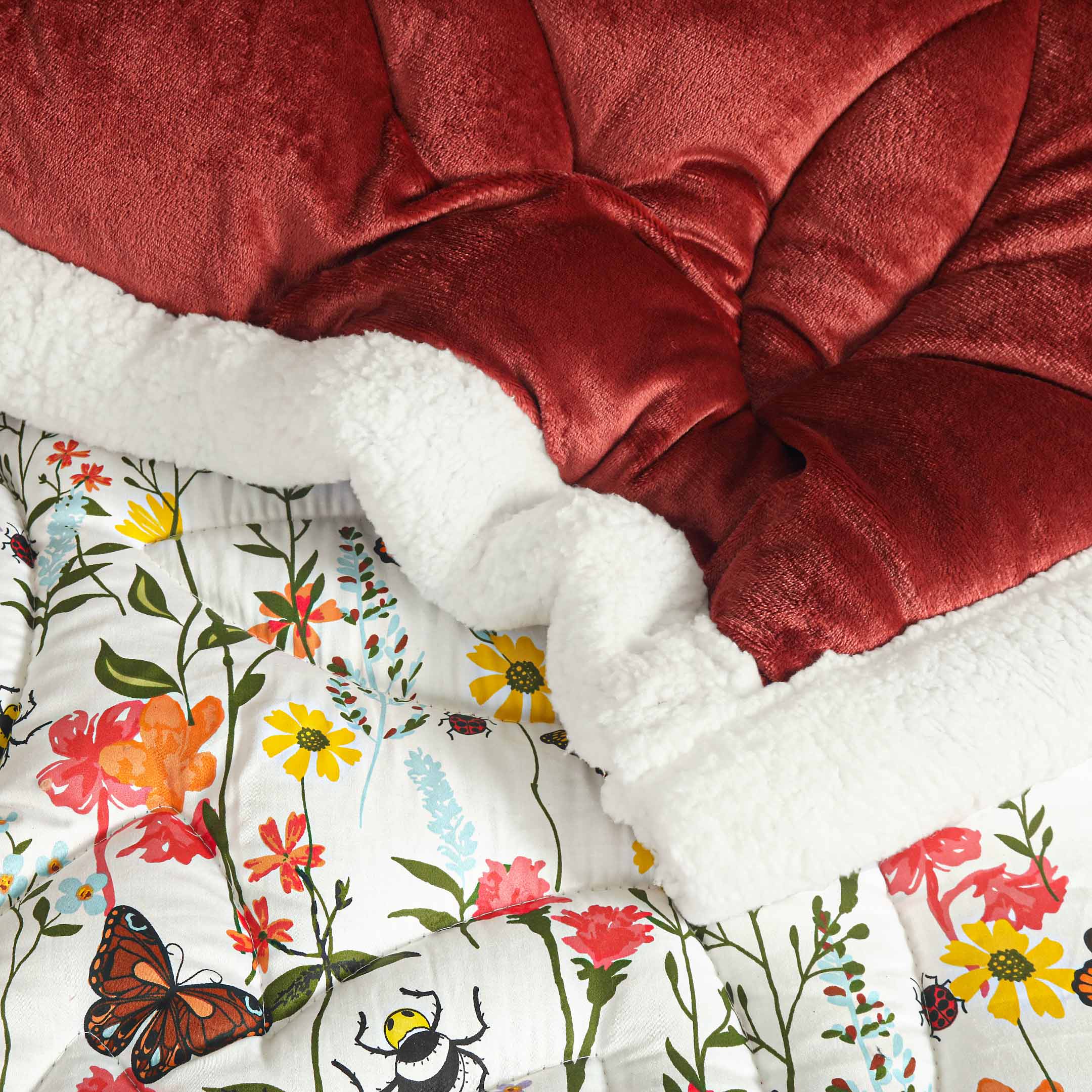 Butterfly Whispers-Marshmallow Bedding 7 pcs