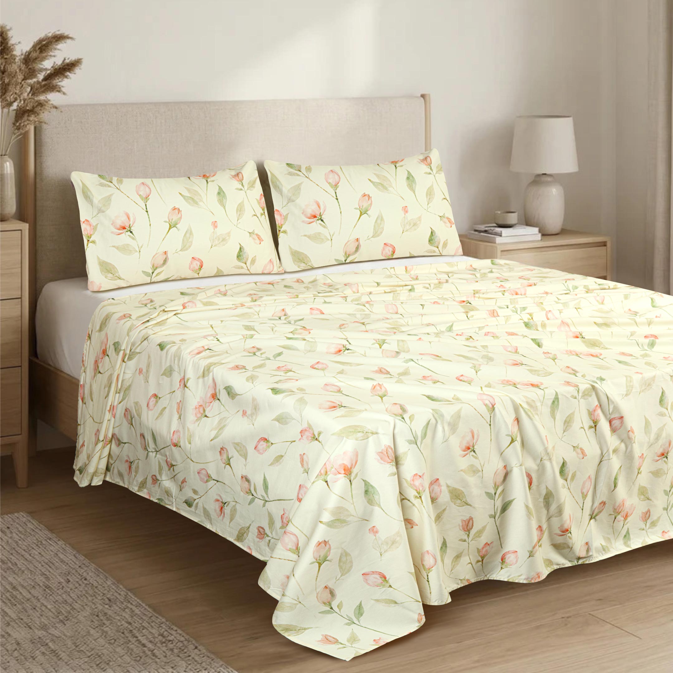 Blush Serenity Bedsheet Set